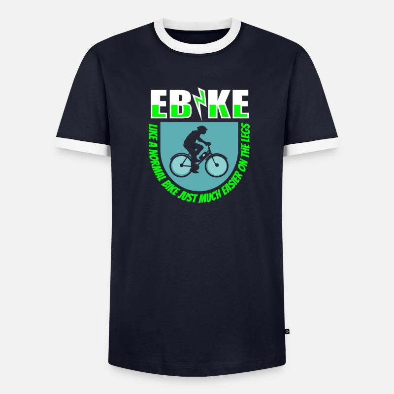 Vélo électrique Cool T-shirt contrasté Homme