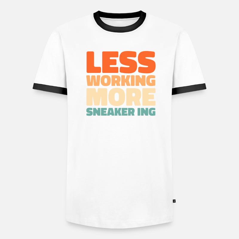 Baskets T-shirt contrasté Homme