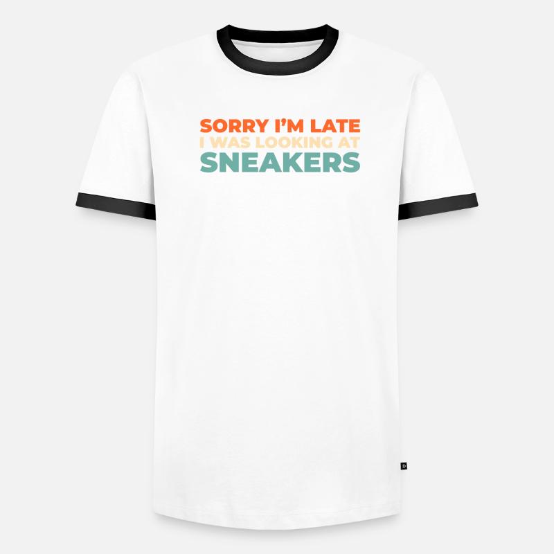 Baskets T-shirt contrasté Homme