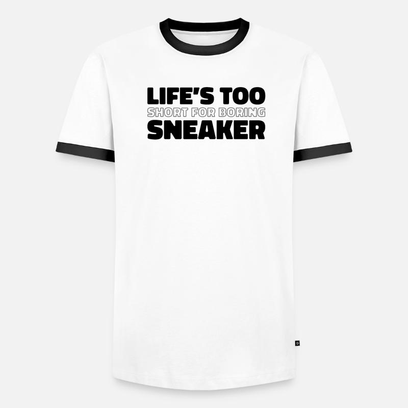Baskets T-shirt contrasté Homme