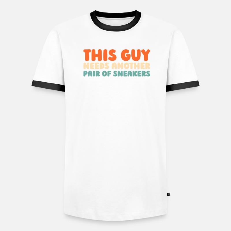 Baskets T-shirt contrasté Homme