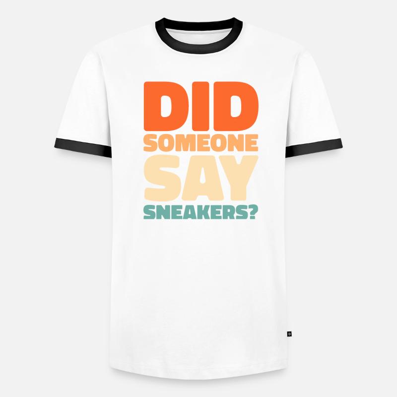 Baskets T-shirt contrasté Homme