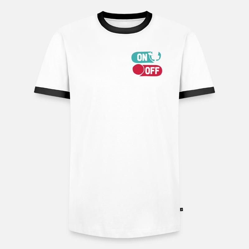 Frisbee Golf Disc Golf Disc Golf Disc Golf sur World Off T-shirt contrasté Homme