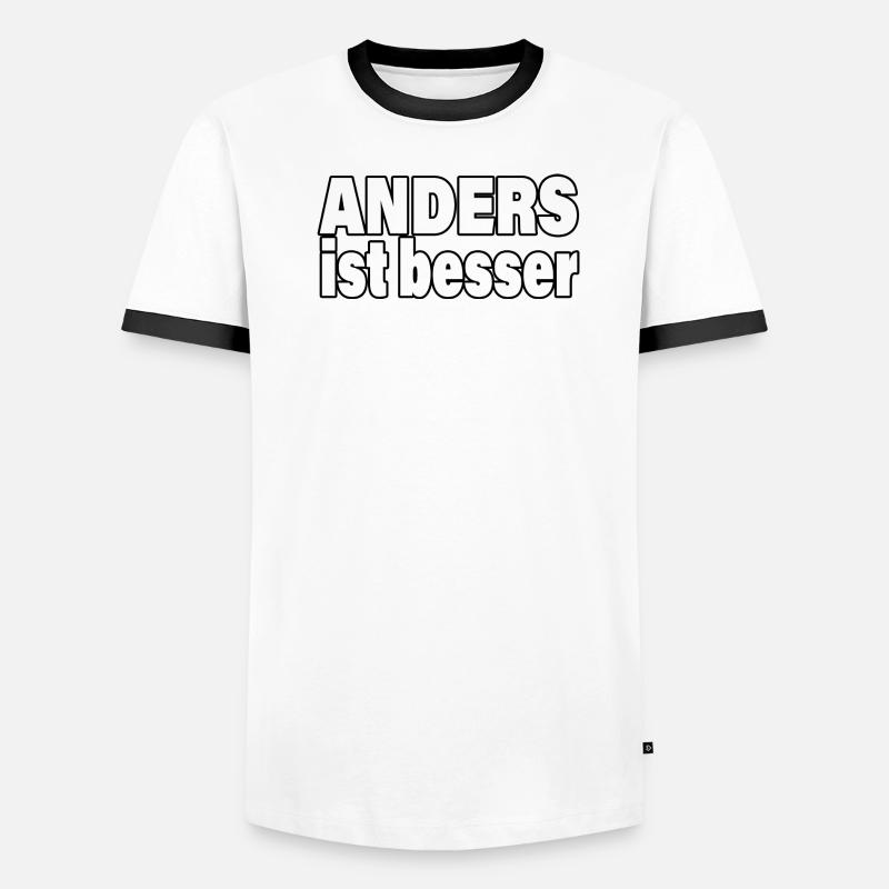 DIFFÉRENT, C’EST MIEUX T-shirt contrasté Homme