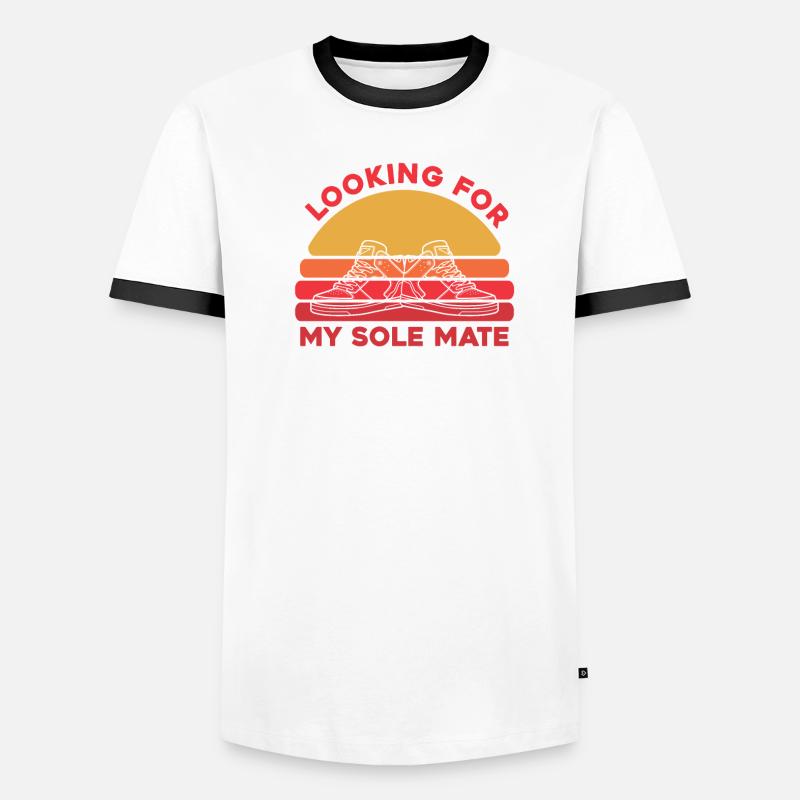 Baskets T-shirt contrasté Homme