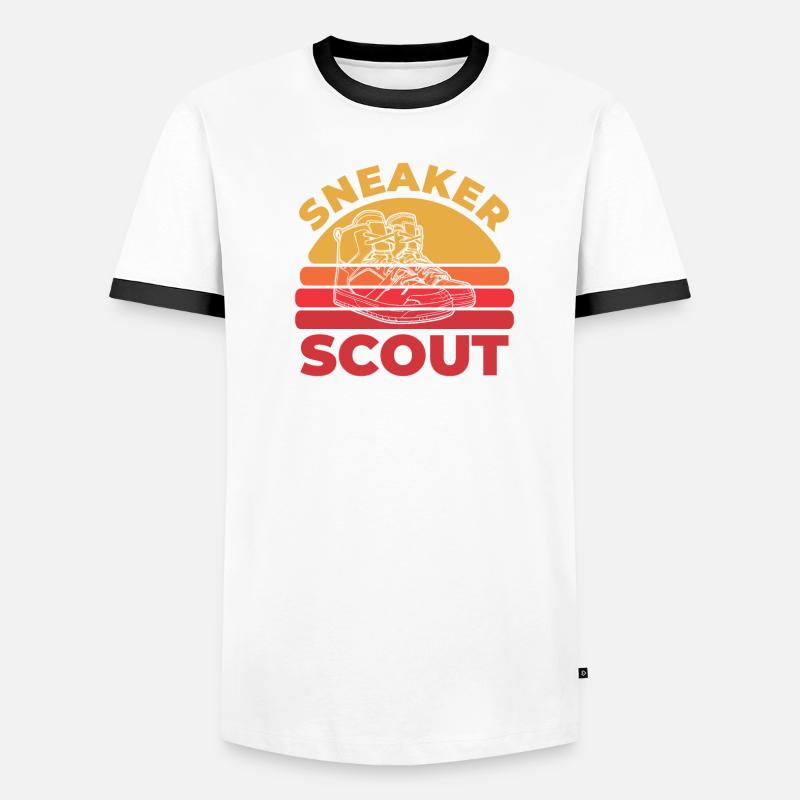 Baskets T-shirt contrasté Homme