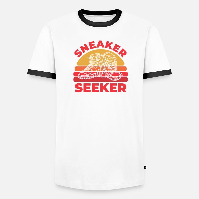 Baskets T-shirt contrasté Homme