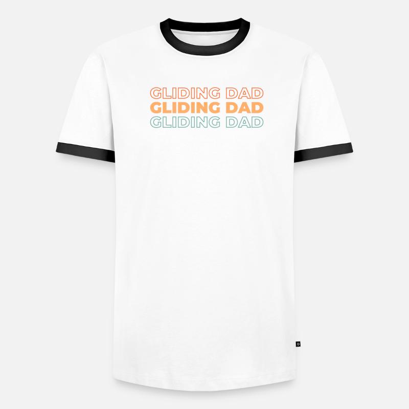 Paramoteur parapente T-shirt contrasté Homme