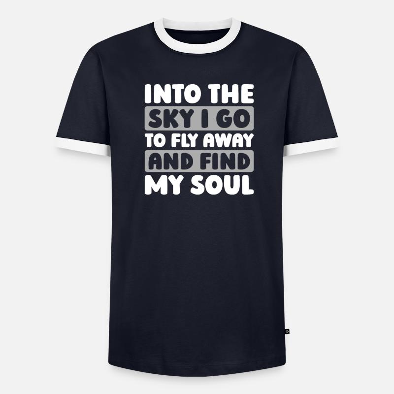 Paramotor paragliding - Men's Ringer Shirt - undefined