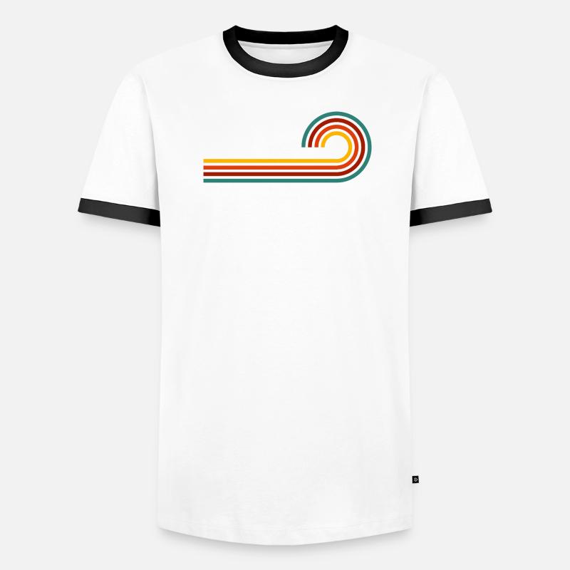 Berlin Retro Shirt Zip Code 1000 Zip Code Souvenir Men's Ringer Shirt