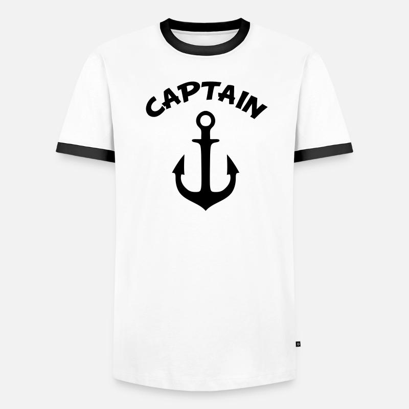 anker Männer Kontrast-T-Shirt
