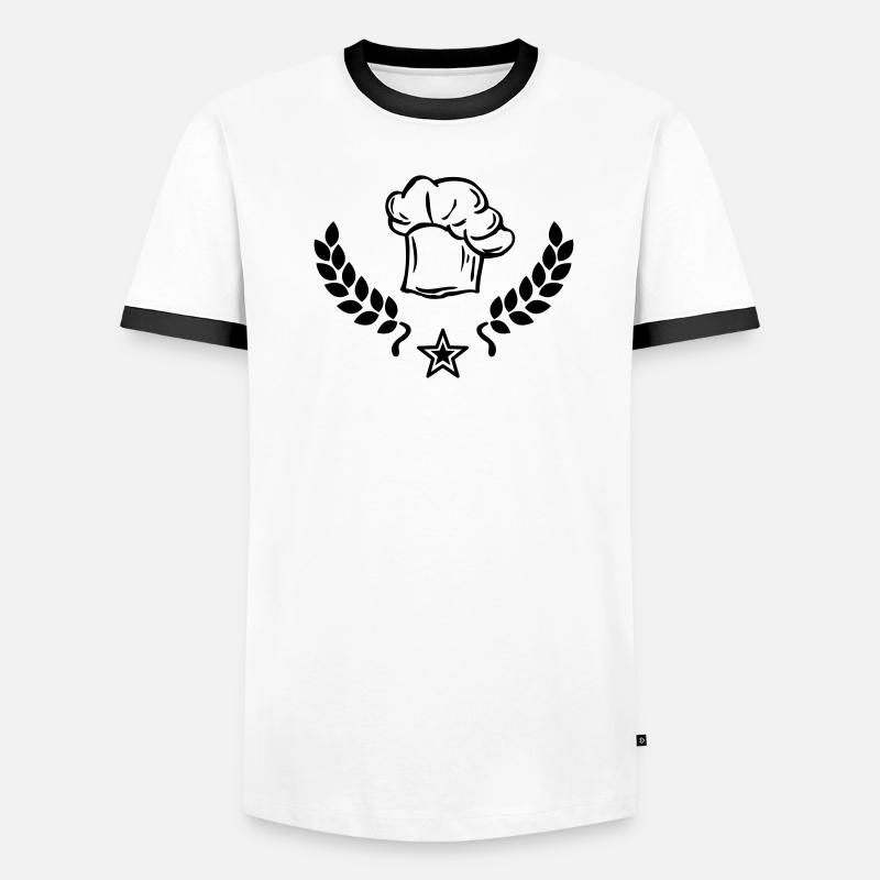 Toque de chef T-shirt contrasté Homme