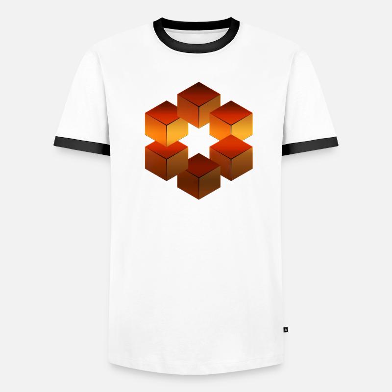 Optical Illusion Men's Ringer Shirt