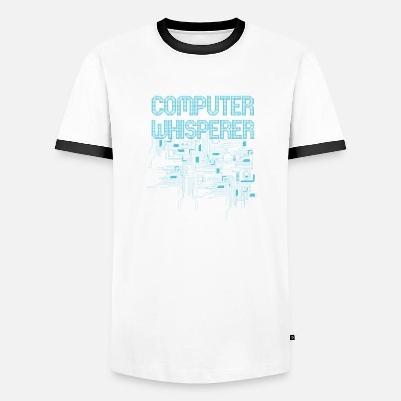 Computer Whisperer - IT Tech Support Software Männer Kontrast-T-Shirt