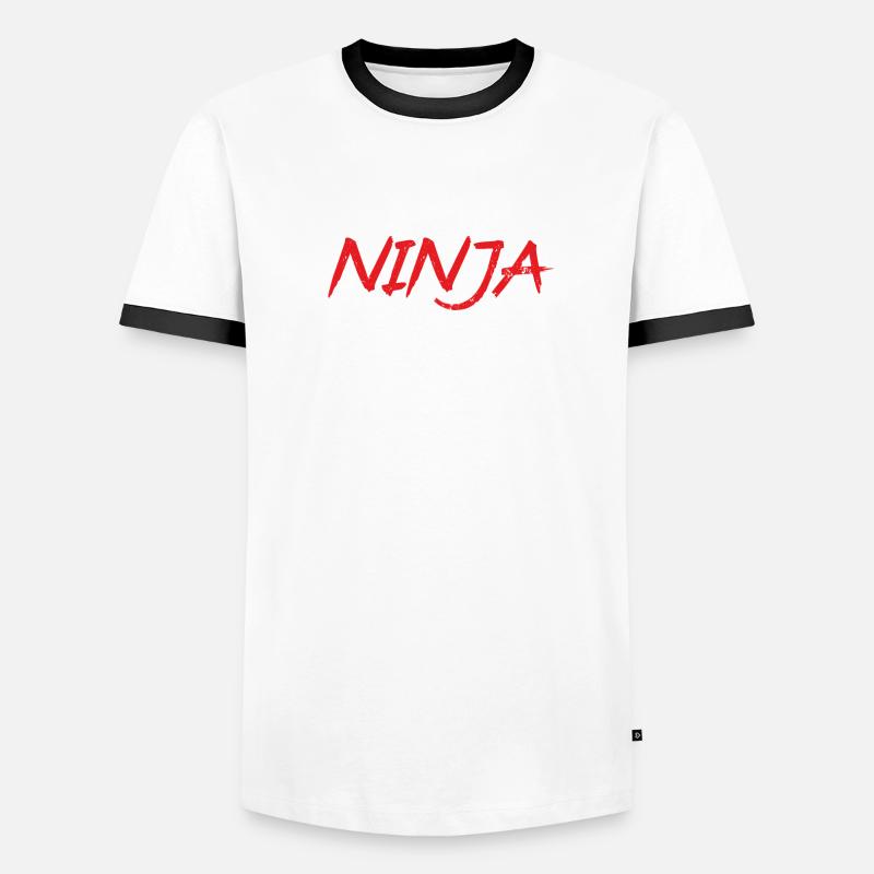 Ich Bin Wirklich Ein Ninja Männer Kontrast-T-Shirt