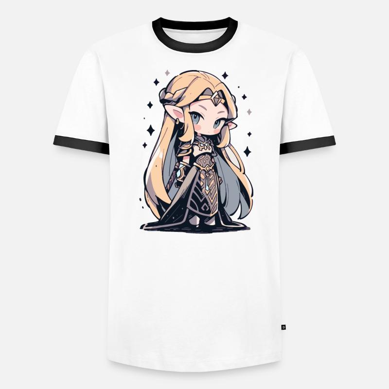 Princesse Chibi mignonne - Conception de conte de fées mignon T-shirt contrasté Homme
