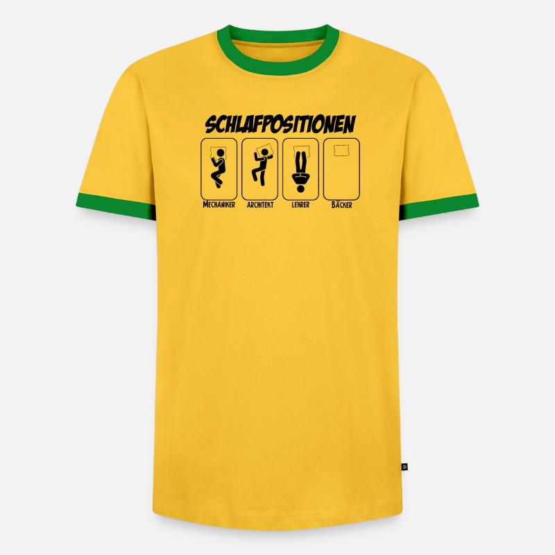 Bäcker Geschenk Schichtarbeiter Bäcker - Männer Kontrast-T-Shirt - undefined
