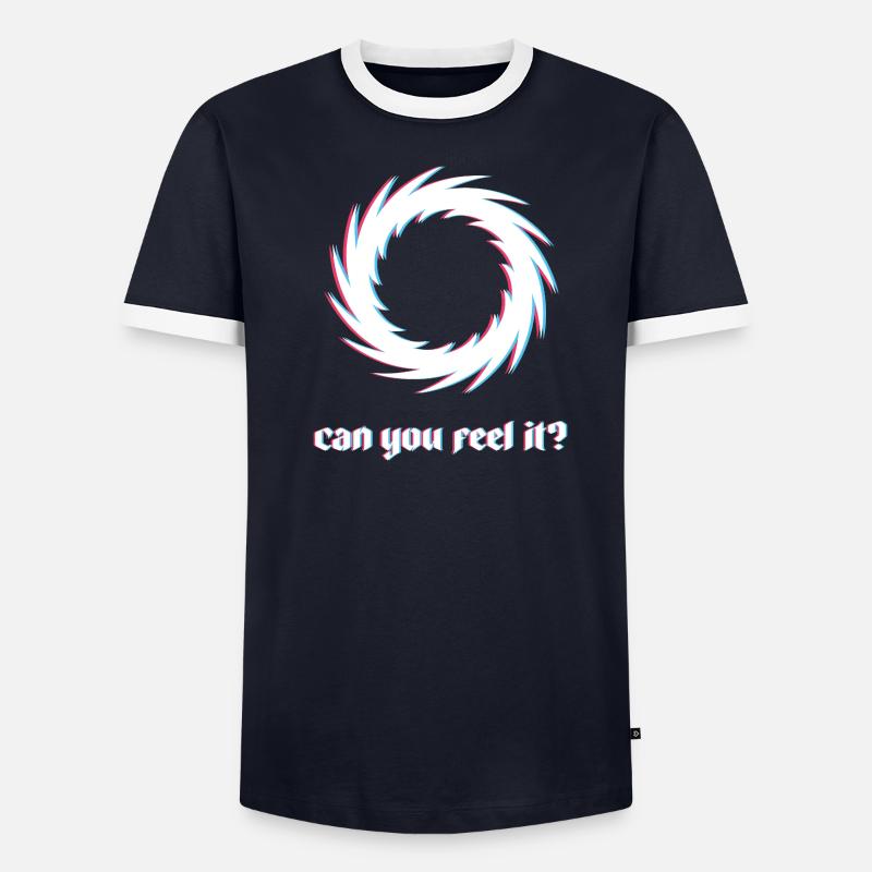 Tu sens que ça dérape T-shirt contrasté Homme