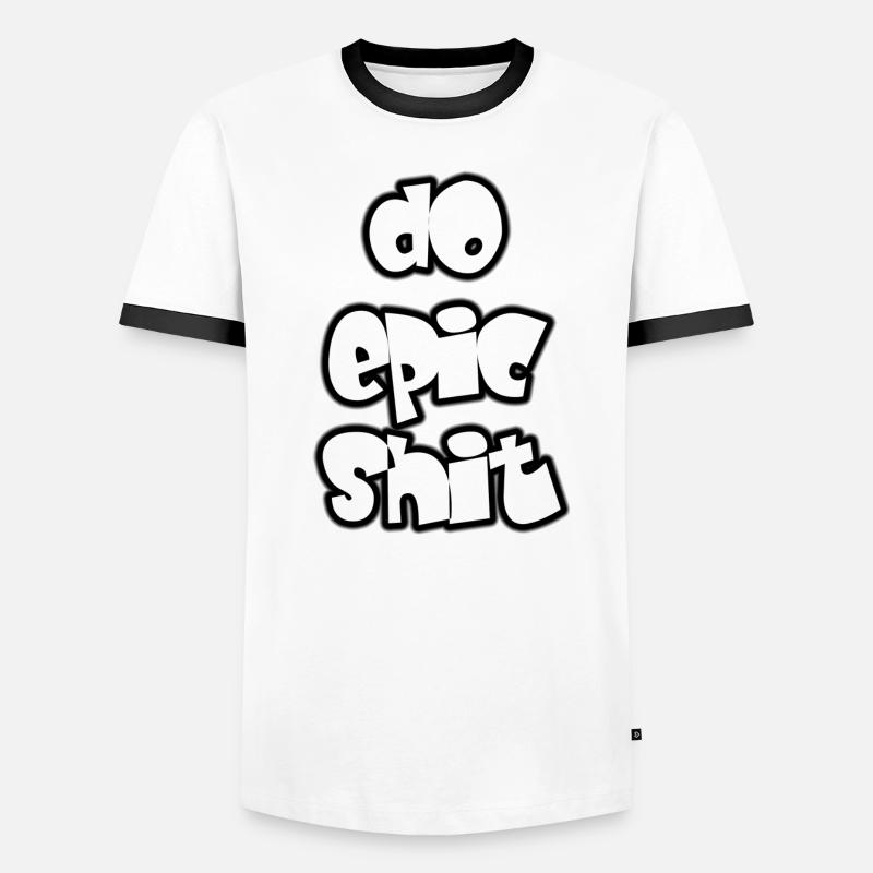 Do epic shit Männer Kontrast-T-Shirt
