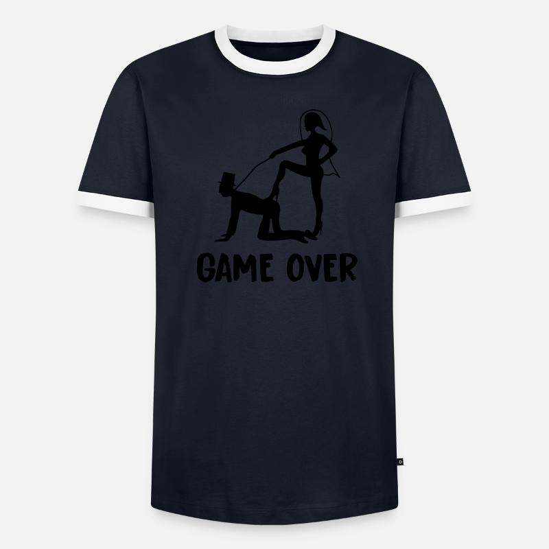 game_over T-shirt contrasté Homme