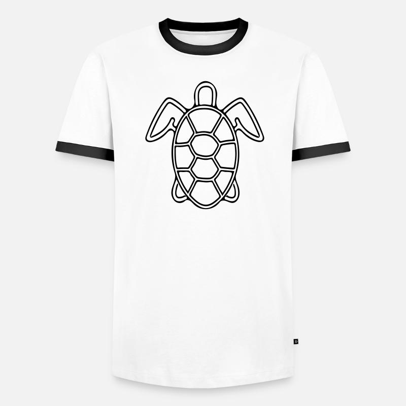 Vector Turtle Men's Ringer Shirt