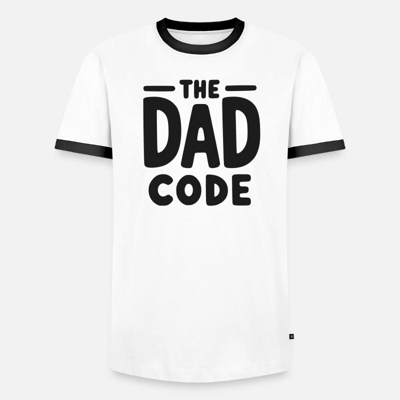 Le code du papa T-shirt contrasté Homme