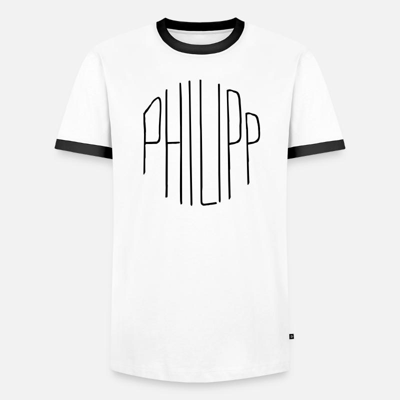 Philipp T-shirt contrasté Homme
