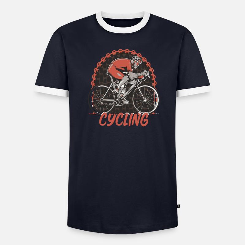 Cyclisme T-shirt contrasté Homme