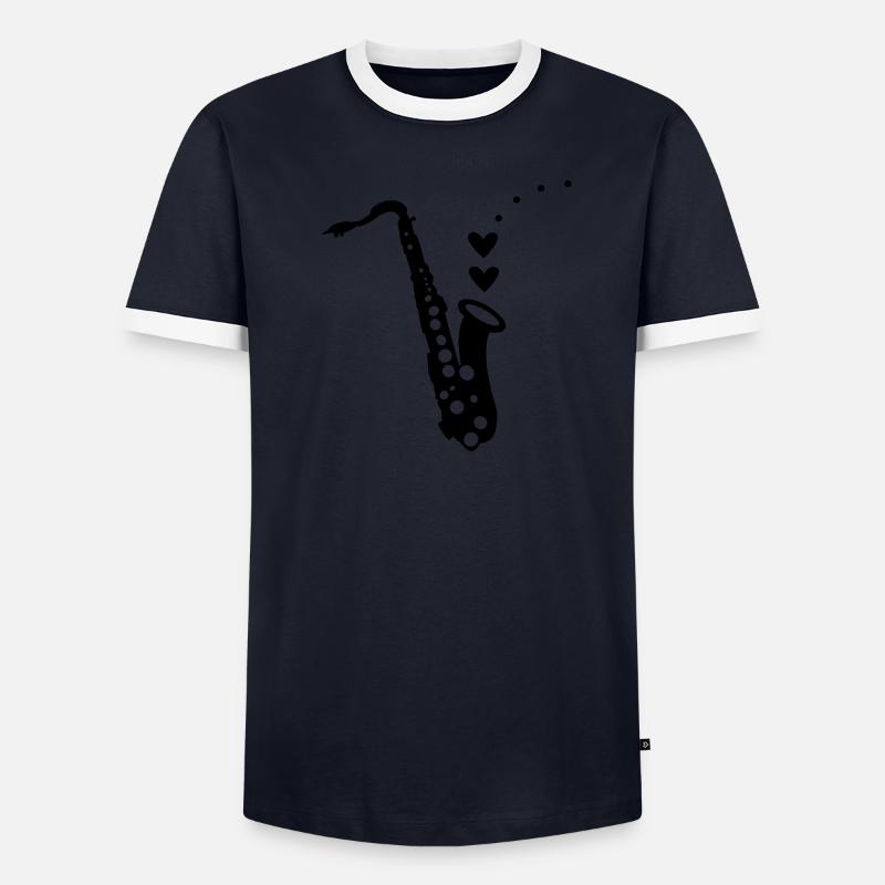 Saxo-- T-shirt contrasté Homme