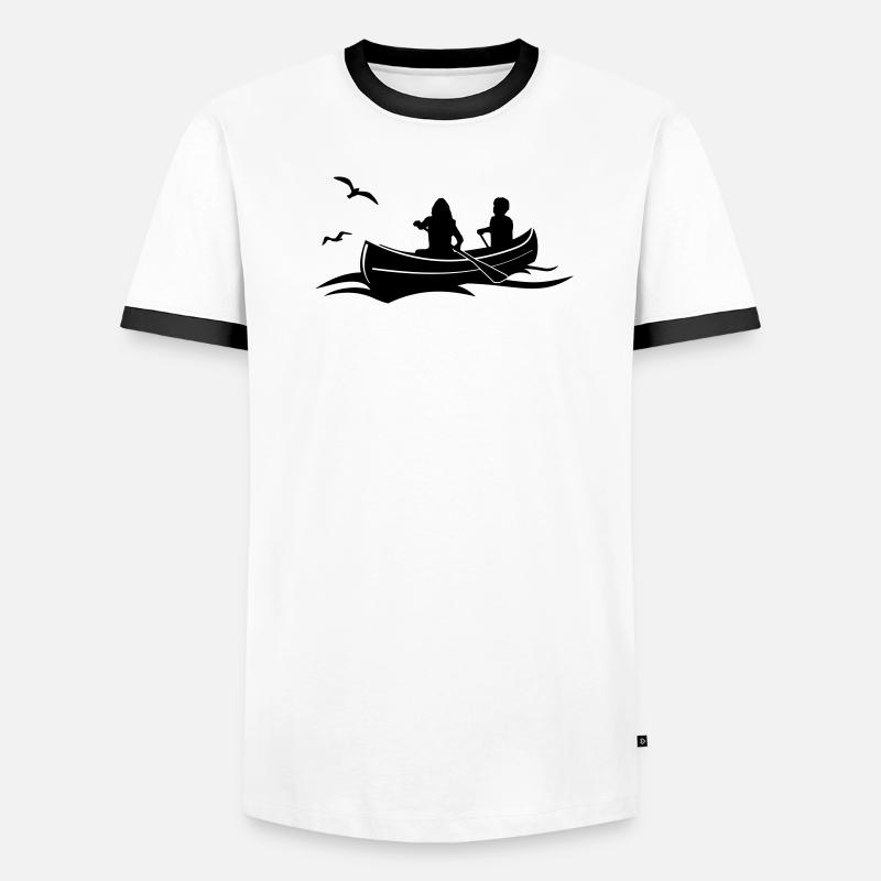 Freizeit - Paddeln Männer Kontrast-T-Shirt