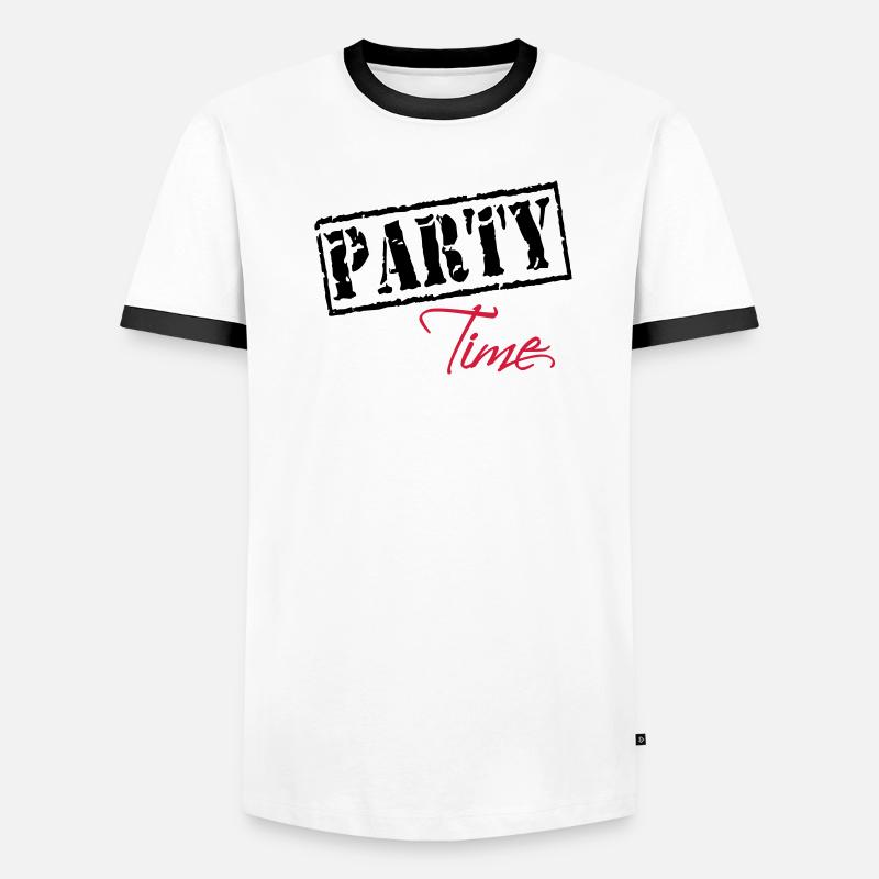 Party Time T-shirt contrasté Homme