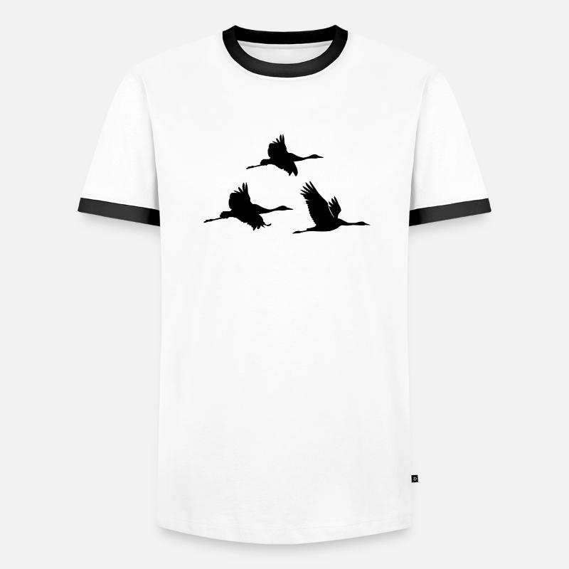 Cranes Men's Ringer Shirt