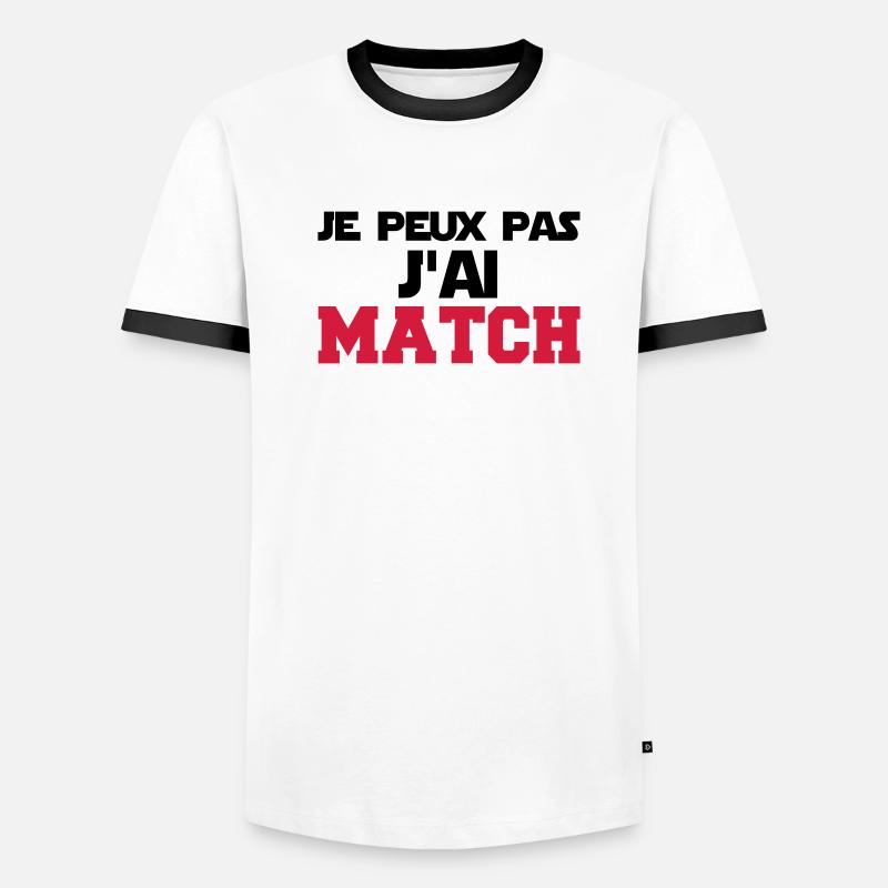 je peux pas j'ai match T-shirt contrasté Homme