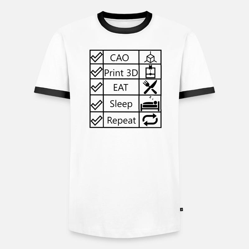 Week-end ideal T-shirt contrasté Homme