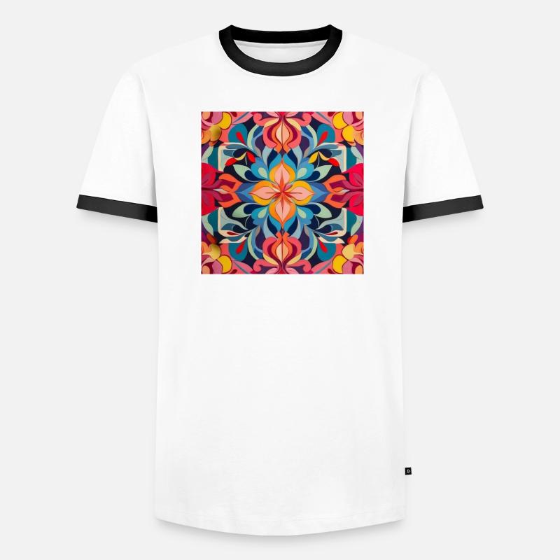 Floral pattern Men's Ringer Shirt