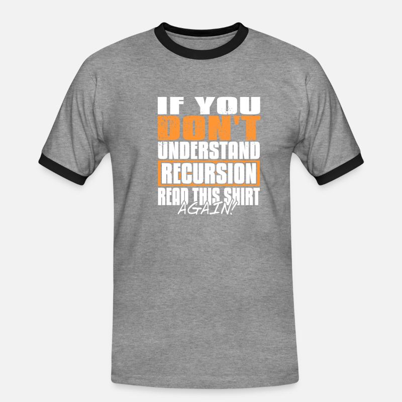 Programmierer - Männer Kontrast-T-Shirt - Grau meliert/Schwarz