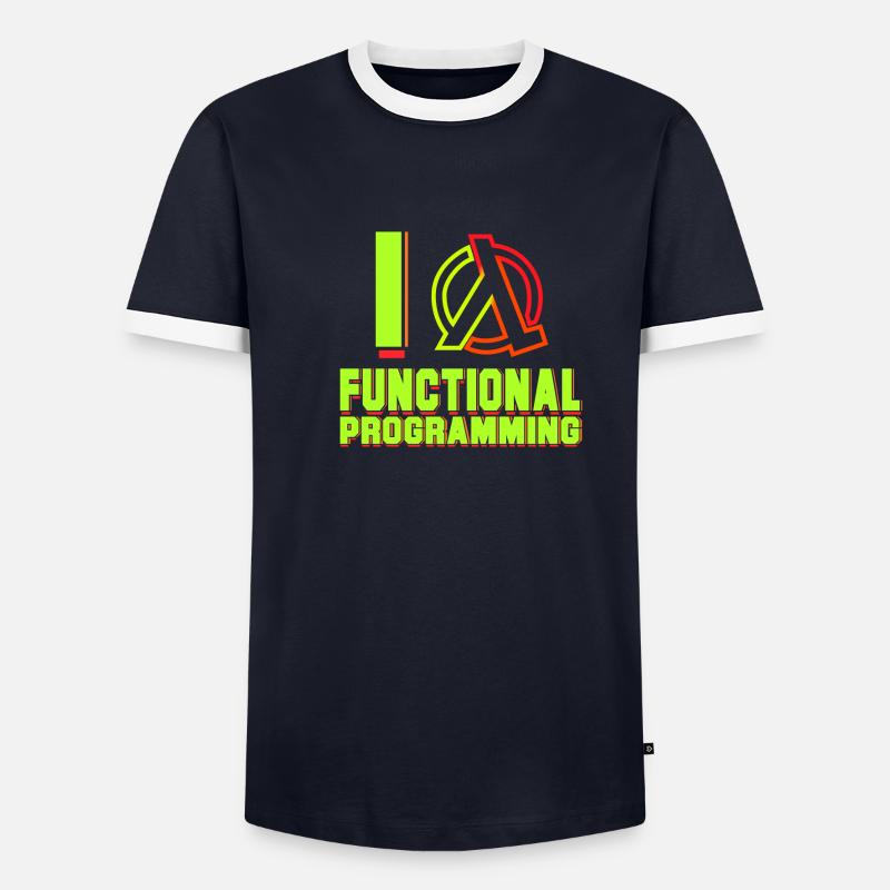 Programmeur Lambda T-shirt contrasté Homme