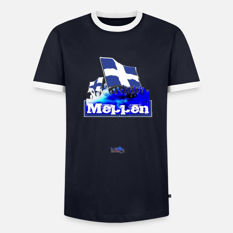 meppen Männer Kontrast-T-Shirt