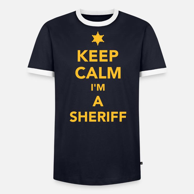 Sheriff T-shirt contrasté Homme
