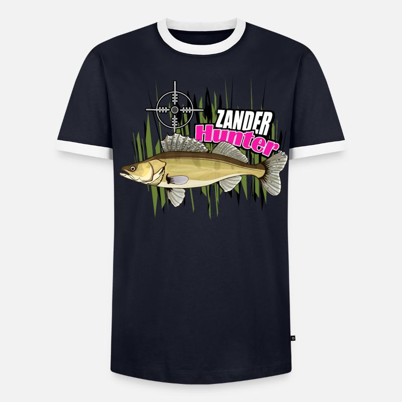 Chasseur de doré jaune T-shirt contrasté Homme