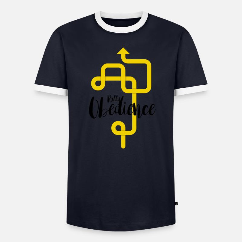 Rassemblement Obéissance T-shirt contrasté Homme