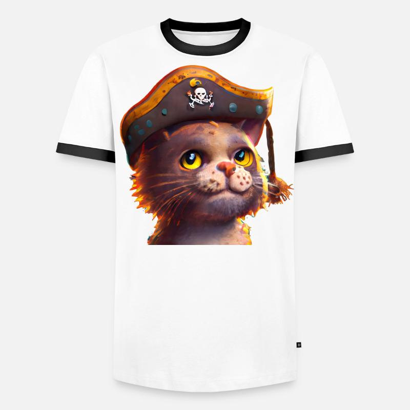 Pirate Chat Chat Pirate T-shirt contrasté Homme