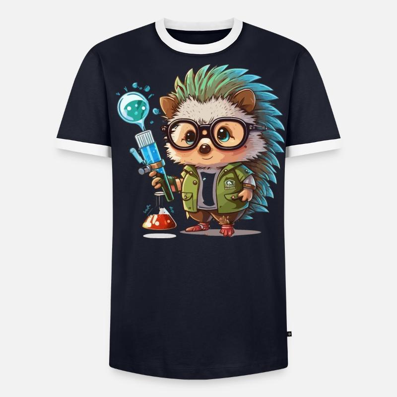 Laboratoire de hérisson T-shirt contrasté Homme