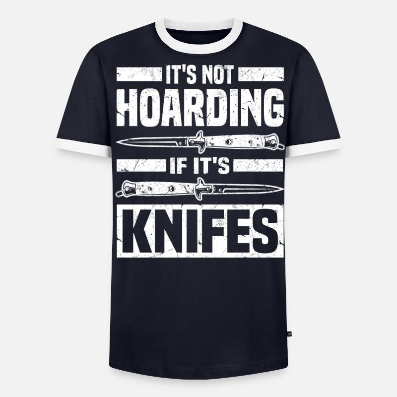 Collecte de couteaux T-shirt contrasté Homme