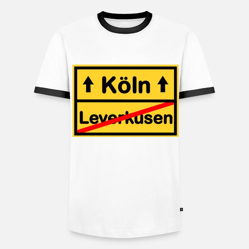 Nummer eins Köln Männer Kontrast-T-Shirt