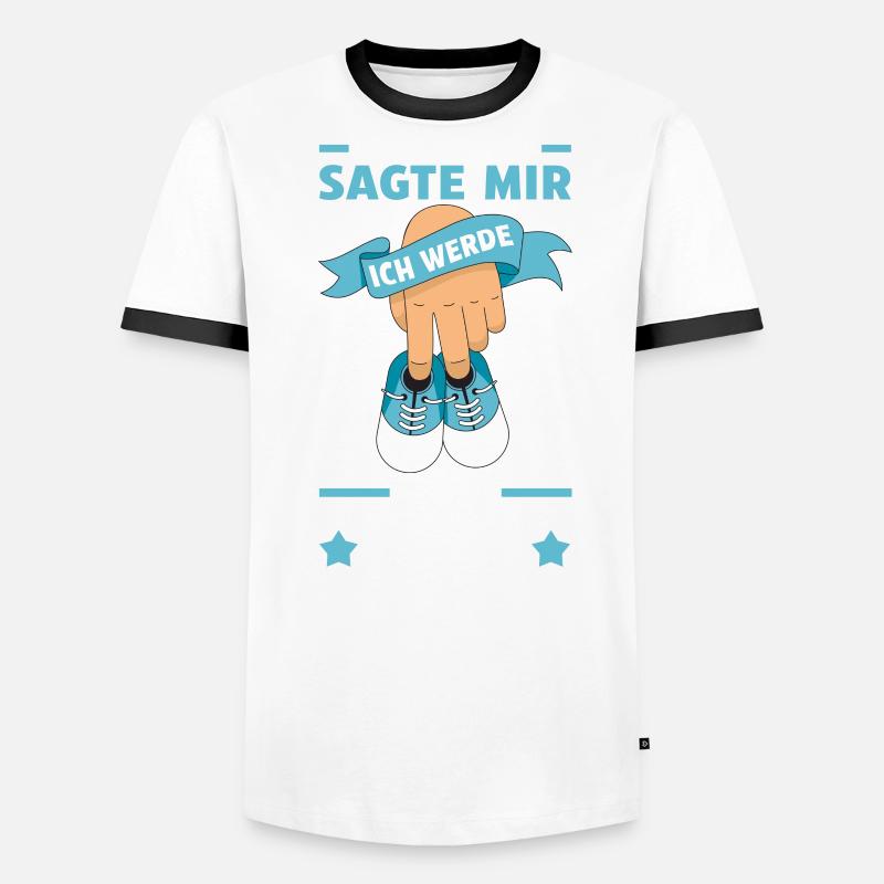 Werdender Opa Männer Kontrast-T-Shirt