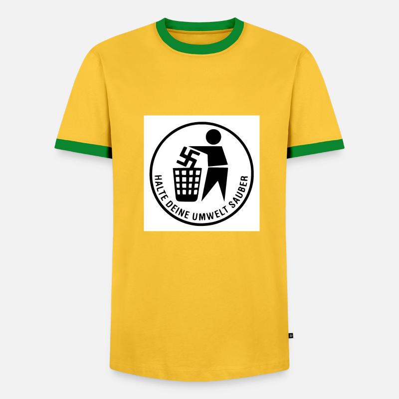 Keep your environment clean - Men's Ringer Shirt - undefined
