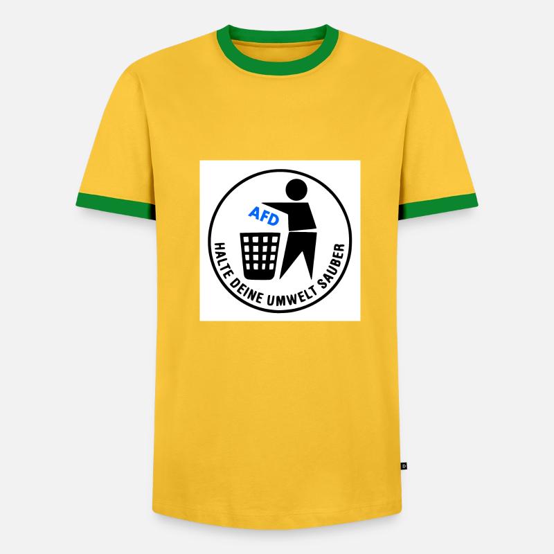 Keep your environment clean - Men's Ringer Shirt - undefined