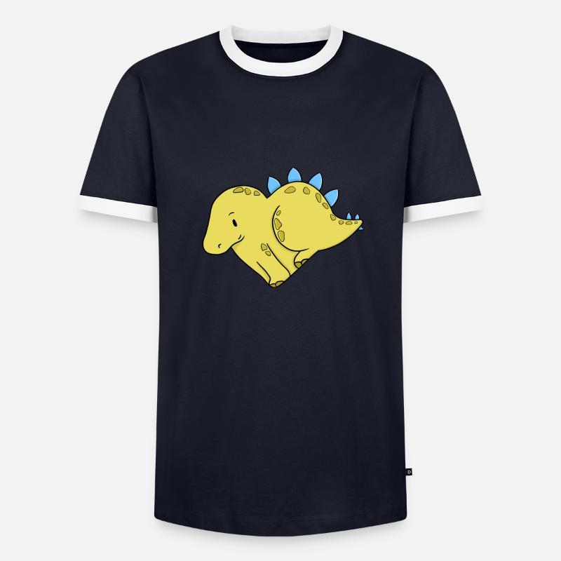 Amour Stegosaurus T-shirt contrasté Homme