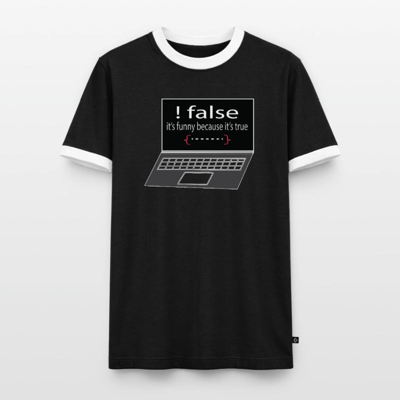 Software Developer Programmer Gift Men's Ringer Shirt